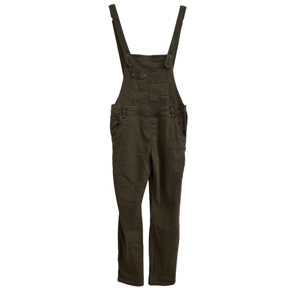 Free People Dark Olive Women's Overalls